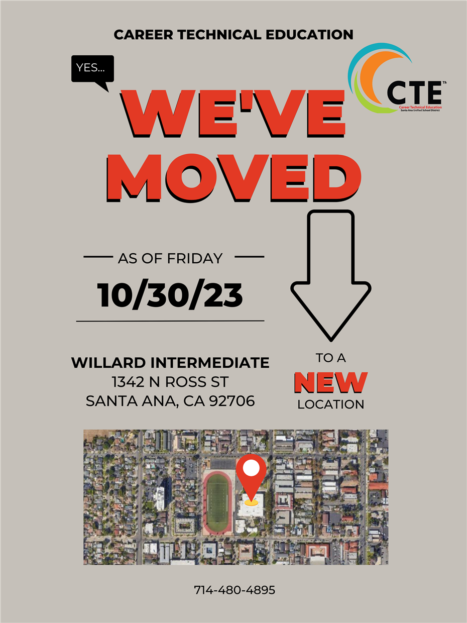 We have moved